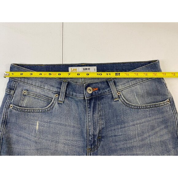 Lee Modern Series Slim Fit Tapered Leg Jeans Mens 32x30 Blue - Picture 10 of 13